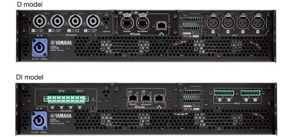 新型网络功放PC系列D/DI型号：通过集成强大的矩阵功能和Dante连接方式，提供高灵活性和可扩展性